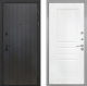 Входная металлическая Дверь Интекрон (INTECRON) Профит Black ФЛ-295 ФЛ-243 Белый матовый в Электрогорске