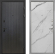 Входная металлическая Дверь Интекрон (INTECRON) Профит Black ФЛ-295 Гладкая Мрамор натуральный арктик в Электрогорске