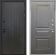 Входная металлическая Дверь Интекрон (INTECRON) Профит Black ФЛ-295 ФЛ-243 Графит вуд дуб в Электрогорске