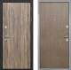 Входная металлическая Дверь Интекрон (INTECRON) Гектор Дуб Турин Гладкая шпон Венге коричневый в Электрогорске
