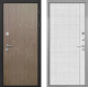 Входная металлическая Дверь Интекрон (INTECRON) Гектор Венге Коричневый В-07 с молдингом Лофт белый в Электрогорске
