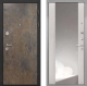 Входная металлическая Дверь Интекрон (INTECRON) Гектор Гранж ФЛЗ-516 Зеркало Сосна белая в Электрогорске