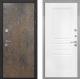 Входная металлическая Дверь Интекрон (INTECRON) Гектор Гранж ФЛ-243 Белый матовый в Электрогорске