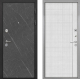 Входная металлическая Дверь Интекрон (INTECRON) Гектор Гранит Лава Оникс В-07 с молдингом Лофт белый в Электрогорске