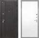 Входная металлическая Дверь Интекрон (INTECRON) Олимпия Black 4К Гладкая Силк Сноу в Электрогорске
