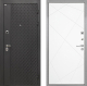 Входная металлическая Дверь Интекрон (INTECRON) Олимпия Black 4К Лучи-М Софт милк в Электрогорске