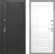 Входная металлическая Дверь Интекрон (INTECRON) Олимпия Black 4К Альба Роял Вуд белый в Электрогорске