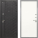 Входная металлическая Дверь Интекрон (INTECRON) Олимпия Black 4К Гладкая Слоновая кость в Электрогорске