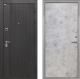 Входная металлическая Дверь Интекрон (INTECRON) Олимпия Black 4К Гладкая Мрамор светлый в Электрогорске