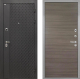 Входная металлическая Дверь Интекрон (INTECRON) Олимпия Black 4К Гладкая Дуб тоскано поперечный в Электрогорске