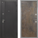 Входная металлическая Дверь Интекрон (INTECRON) Олимпия Black 4К Гладкая Гранж в Электрогорске
