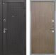Входная металлическая Дверь Интекрон (INTECRON) Олимпия Black 4К Гладкая шпон Венге коричневый в Электрогорске