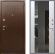 Входная металлическая Дверь Рекс (REX) 1А Медный Антик СБ-16 с Зеркалом Лиственница беж в Электрогорске