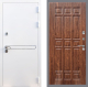 Входная металлическая Дверь Рекс (REX) 27 FL-33 орех тисненый в Электрогорске