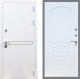 Входная металлическая Дверь Рекс (REX) 27 FL-128 Белый ясень в Электрогорске