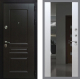 Входная металлическая Дверь Рекс (REX) Премиум-Н СБ-16 Зеркало Белый ясень в Электрогорске