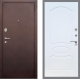 Входная металлическая Дверь Рекс (REX) 2 Медный Антик FL-128 Белый ясень в Электрогорске