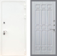 Входная металлическая Дверь Рекс (REX) 5 Белая Шагрень FL-33 Сандал белый в Электрогорске