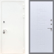 Входная металлическая Дверь Рекс (REX) 5 Белая Шагрень FL-289 Белый ясень в Электрогорске