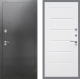 Входная металлическая Дверь Рекс (REX) 2А Серебро Антик Сити Белый ясень в Электрогорске