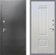 Входная металлическая Дверь Рекс (REX) 2А Серебро Антик FL-2 Лиственница беж в Электрогорске