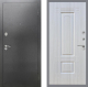 Входная металлическая Дверь Рекс (REX) 2А Серебро Антик FL-2 Сандал белый в Электрогорске
