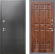 Входная металлическая Дверь Рекс (REX) 2А Серебро Антик FL-33 орех тисненый в Электрогорске