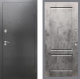 Входная металлическая Дверь Рекс (REX) 2А Серебро Антик FL-117 Бетон темный в Электрогорске