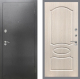 Входная металлическая Дверь Рекс (REX) 2А Серебро Антик FL-128 Беленый дуб в Электрогорске