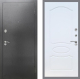 Входная металлическая Дверь Рекс (REX) 2А Серебро Антик FL-128 Белый ясень в Электрогорске