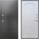 Входная металлическая Дверь Рекс (REX) 2А Серебро Антик FL-128 Лиственница беж в Электрогорске