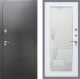 Дверь Рекс (REX) 2А Серебро Антик Зеркало Пастораль Белый ясень в Электрогорске