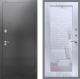 Входная металлическая Дверь Рекс (REX) 2А Серебро Антик Зеркало Пастораль Сандал белый в Электрогорске