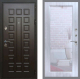Входная металлическая Дверь Рекс (REX) Премиум 3к Зеркало Пастораль Сандал белый в Электрогорске