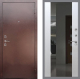 Входная металлическая Дверь Рекс (REX) 1 СБ-16 Зеркало Белый ясень в Электрогорске