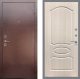 Входная металлическая Дверь Рекс (REX) 1 FL-128 Беленый дуб в Электрогорске