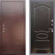 Входная металлическая Дверь Рекс (REX) 1 FL-128 Венге светлый в Электрогорске
