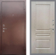 Входная металлическая Дверь Рекс (REX) 1 FL-243 Беленый дуб в Электрогорске