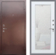 Входная металлическая Дверь Рекс (REX) 1 Зеркало Пастораль Белый ясень в Электрогорске