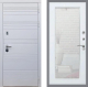 Входная металлическая Дверь Рекс (REX) 14 Силк Сноу Зеркало Пастораль Белый ясень в Электрогорске