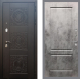Входная металлическая Дверь Рекс (REX) 10 FL-117 Бетон темный в Электрогорске