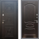 Входная металлическая Дверь Рекс (REX) 10 FL-128 Венге светлый в Электрогорске