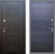 Входная металлическая Дверь Рекс (REX) 10 GL Дуб тангенальный черный в Электрогорске