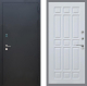 Входная металлическая Дверь Рекс (REX) 1A Черный Муар FL-33 Белый ясень в Электрогорске