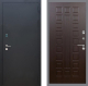 Входная металлическая Дверь Рекс (REX) 1A Черный Муар FL-183 Венге в Электрогорске