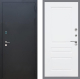Входная металлическая Дверь Рекс (REX) 1A Черный Муар FL-243 Силк Сноу в Электрогорске