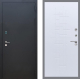 Входная металлическая Дверь Рекс (REX) 1A Черный Муар FL-289 Белый ясень в Электрогорске