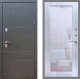 Входная металлическая Дверь Рекс (REX) 21 Зеркало Пастораль Сандал белый в Электрогорске