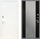 Входная металлическая Дверь Рекс (REX) 1А Белая шагрень СБ-16 Зеркало Венге в Электрогорске