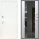 Входная металлическая Дверь Рекс (REX) 1А Белая шагрень СБ-16 с Зеркалом Лиственница беж в Электрогорске